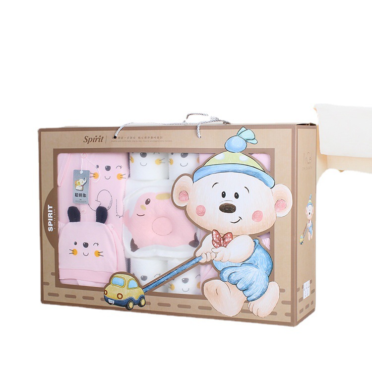 Babies' Set Gift Box Baby One Month Old Newborn Underwear Baby Clothing Supplies Maternal and Child Summer Clothes Newborn 2115