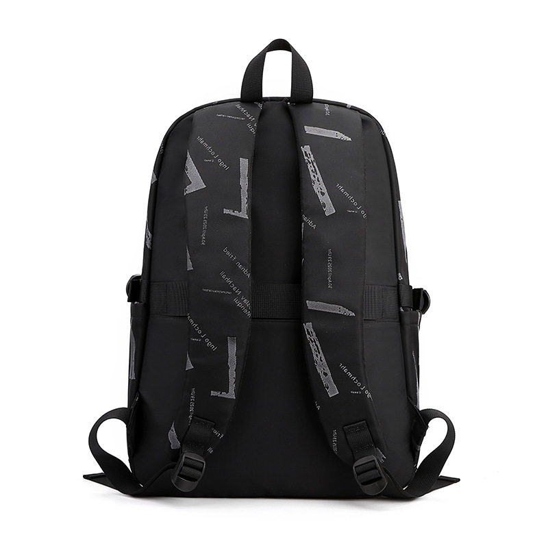 New Travel Backpack Nylon Men's Middle School Student College Students Bag Wholesale Large Capacity Men's Casual Backpack