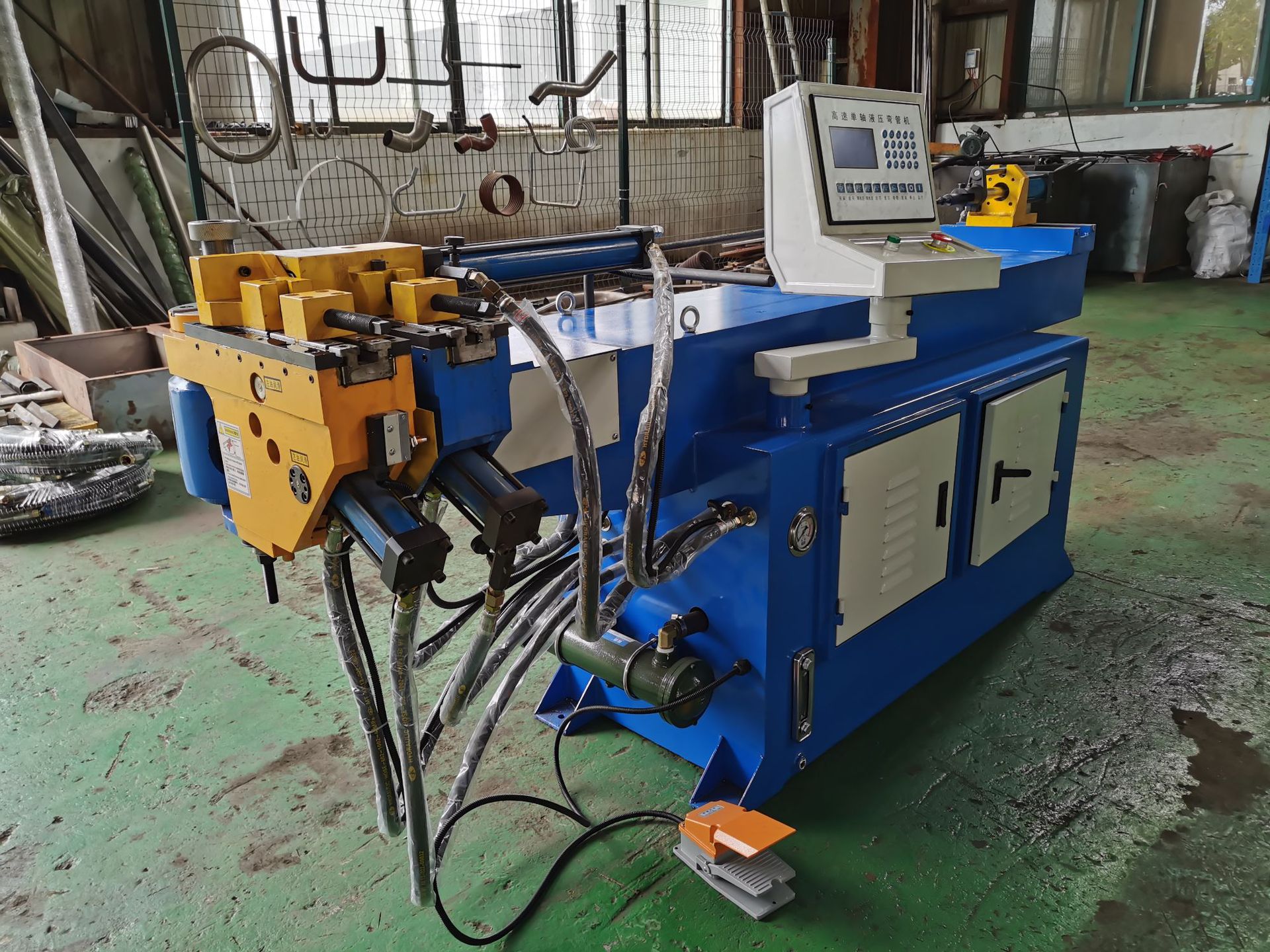 38nc半自动数控弯管机 型材弯曲机半自动数控弯管机一件代发-阿里巴巴