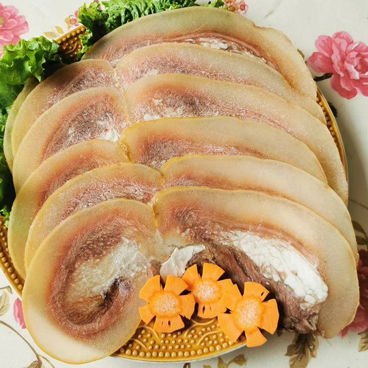 批发水煮熟牛头肉切片 量大冷链配送  厂家