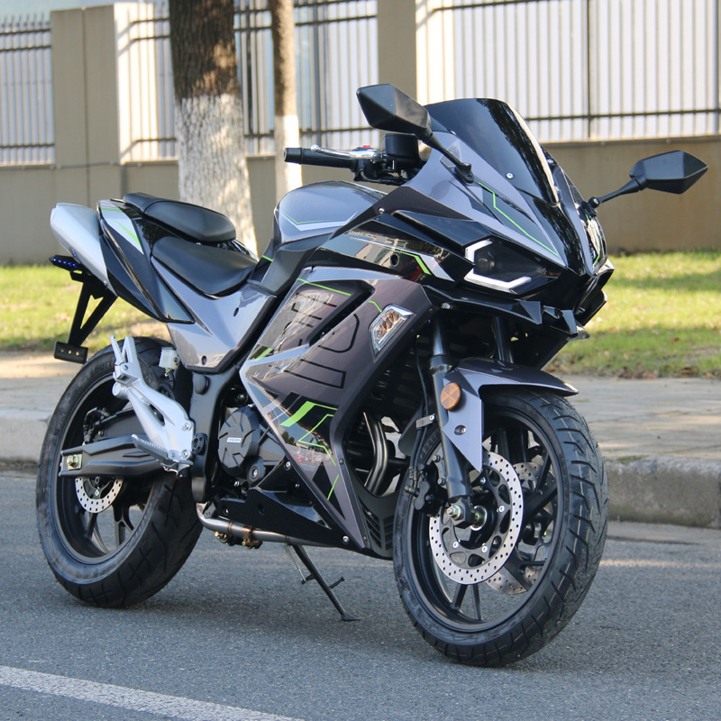 全新可上牌h2摩托车跑车400cc双缸水冷重型机车地平线趴赛公路赛