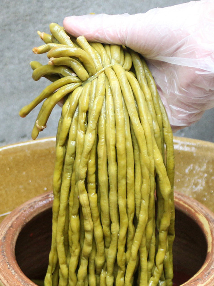 酸豆角泡豇豆四川特产腌制泡菜泡咸菜酸菜下饭菜巴蜀美味四川泡菜