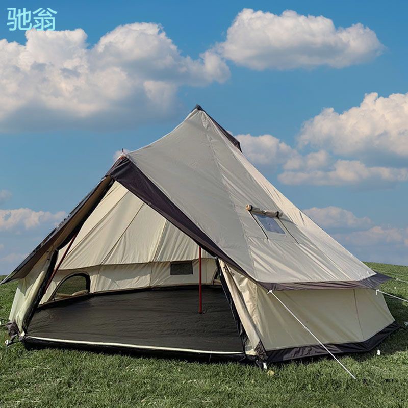 cka户外大型印第安蒙古包帐篷营地轻奢露营农家乐民宿金字塔天幕