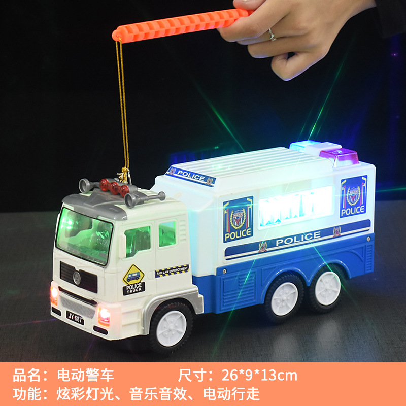 Electric Universal Lighting Music Engineering Vehicle Tiger and Rabbit Bird Cage Mid-Autumn Festival Lantern Festival Stall Lantern Toy