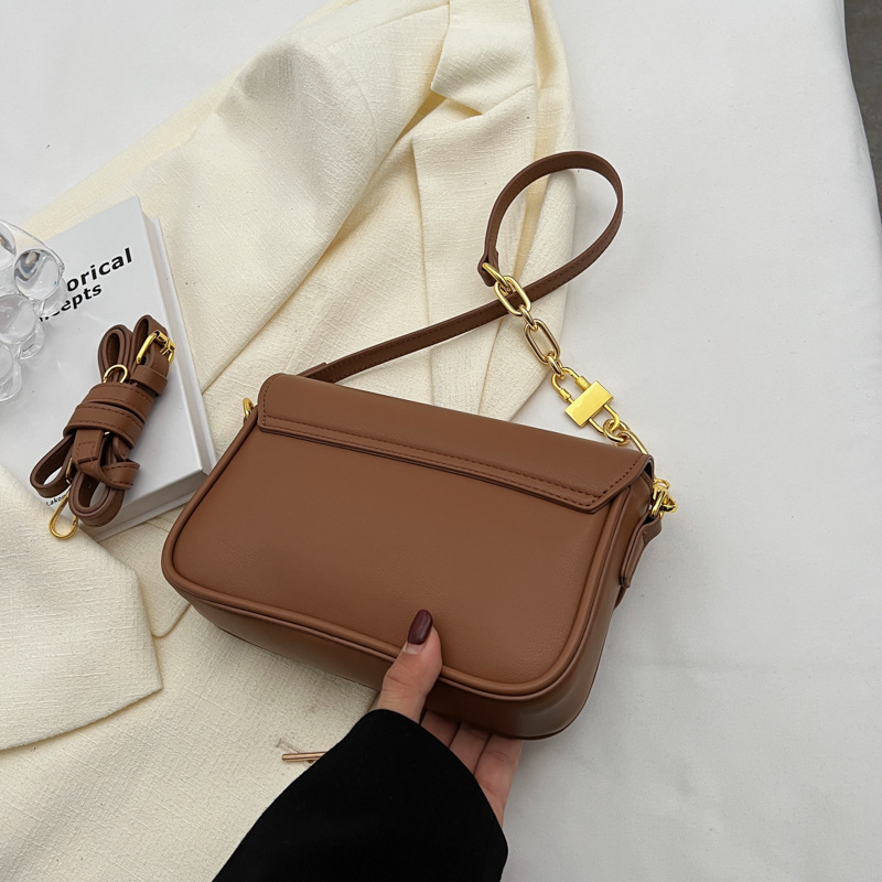 Casual Fashion Pouches Women's 2022 New Korean Style Solid Color Simple Messenger Bag Korean Texture All-Match Shoulder Bag