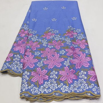 the new combed cotton cloth african lace 5码精梳棉 非洲布料