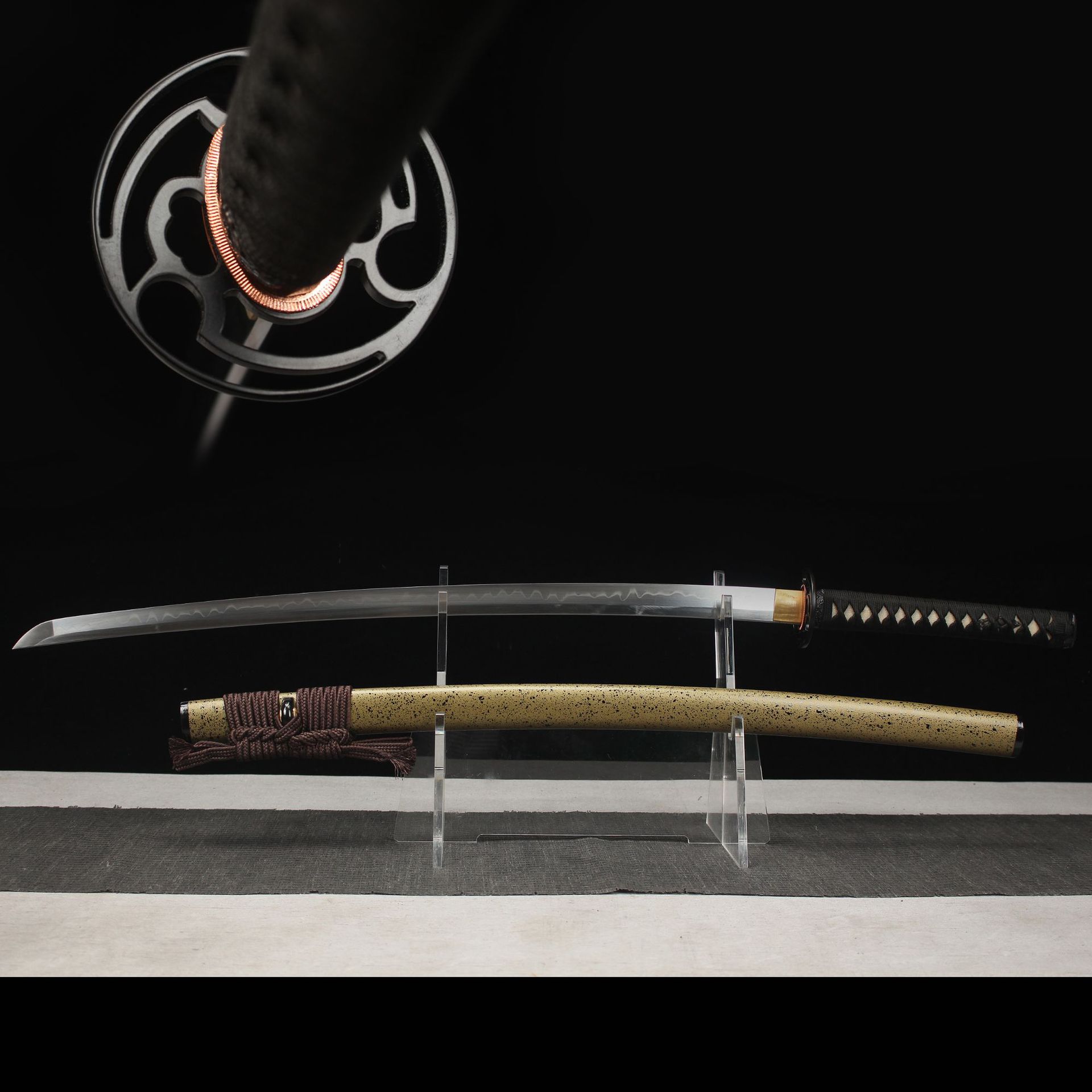 龙泉华影刀剑katana武士剑t10钢烧刃日本影视剑打刀冷兵器未开刃