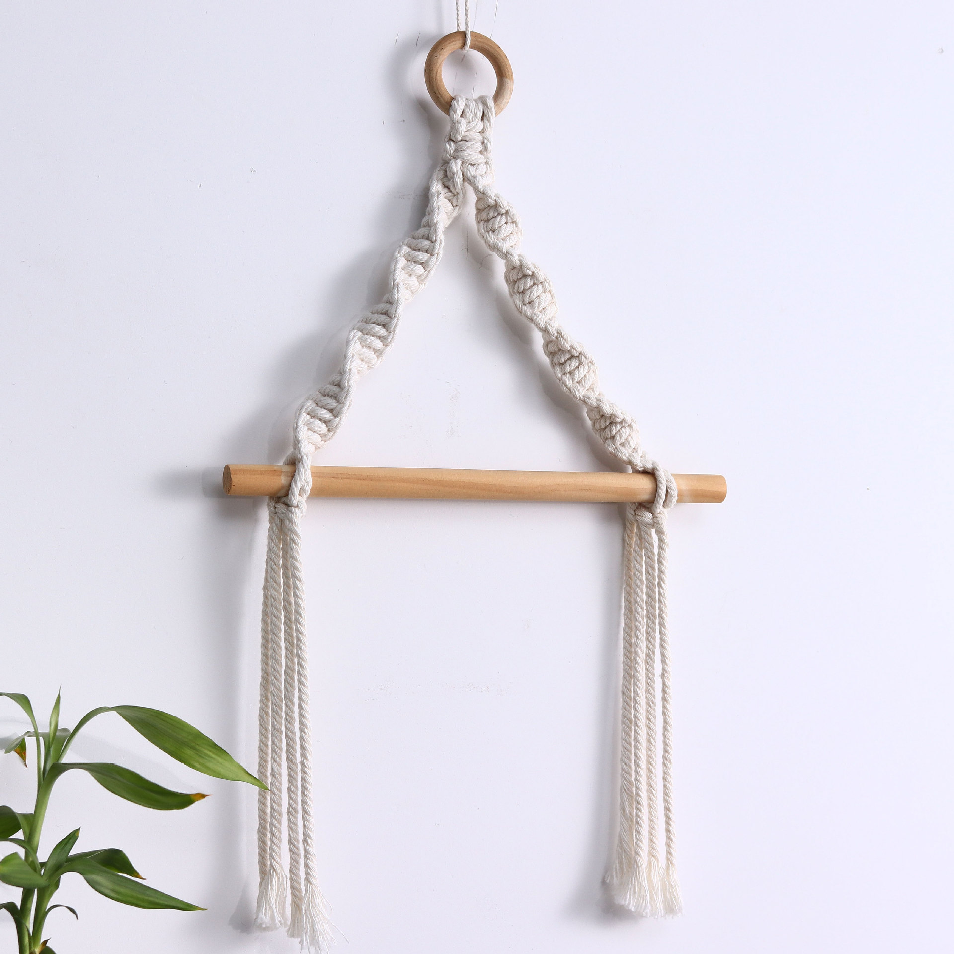 Ins Style Home Decoration Mini Tapestry Hand-Woven Cotton Cord Tapestry B & B Living Room Bedroom Decor