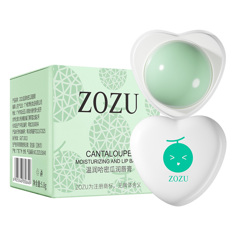 Zozu Fruit Flavor Lip Balm 5.8G Hydrating Moisturizing and Nourishing Lip Small Portable Little Pudding Lipstick Wholesale