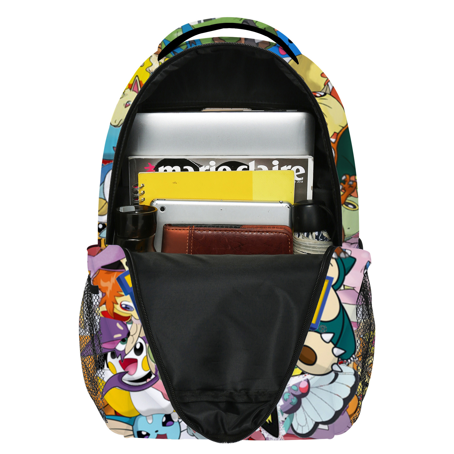 现货新款皮卡丘pikachu现货款女中小学生书包背包跨境亚马逊货源