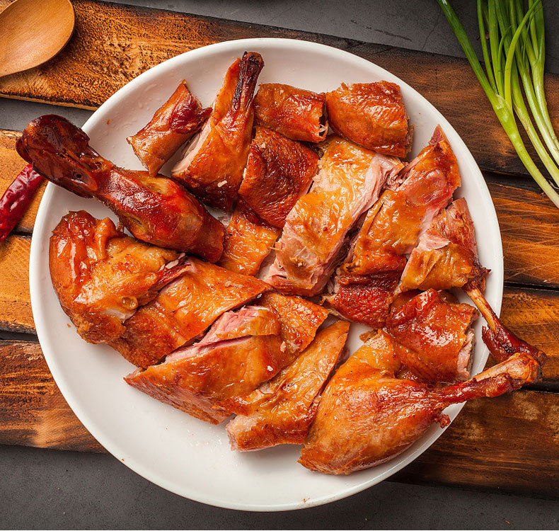 脆皮烧鸭800g*1包/只加热即食真空包装烧鸭整只中厨小炒商用批量