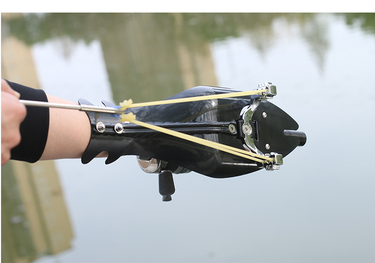 弹弓射鱼神器自动高精度打鱼专用发射器鱼镖箭捕鱼枪弩射鱼器全套