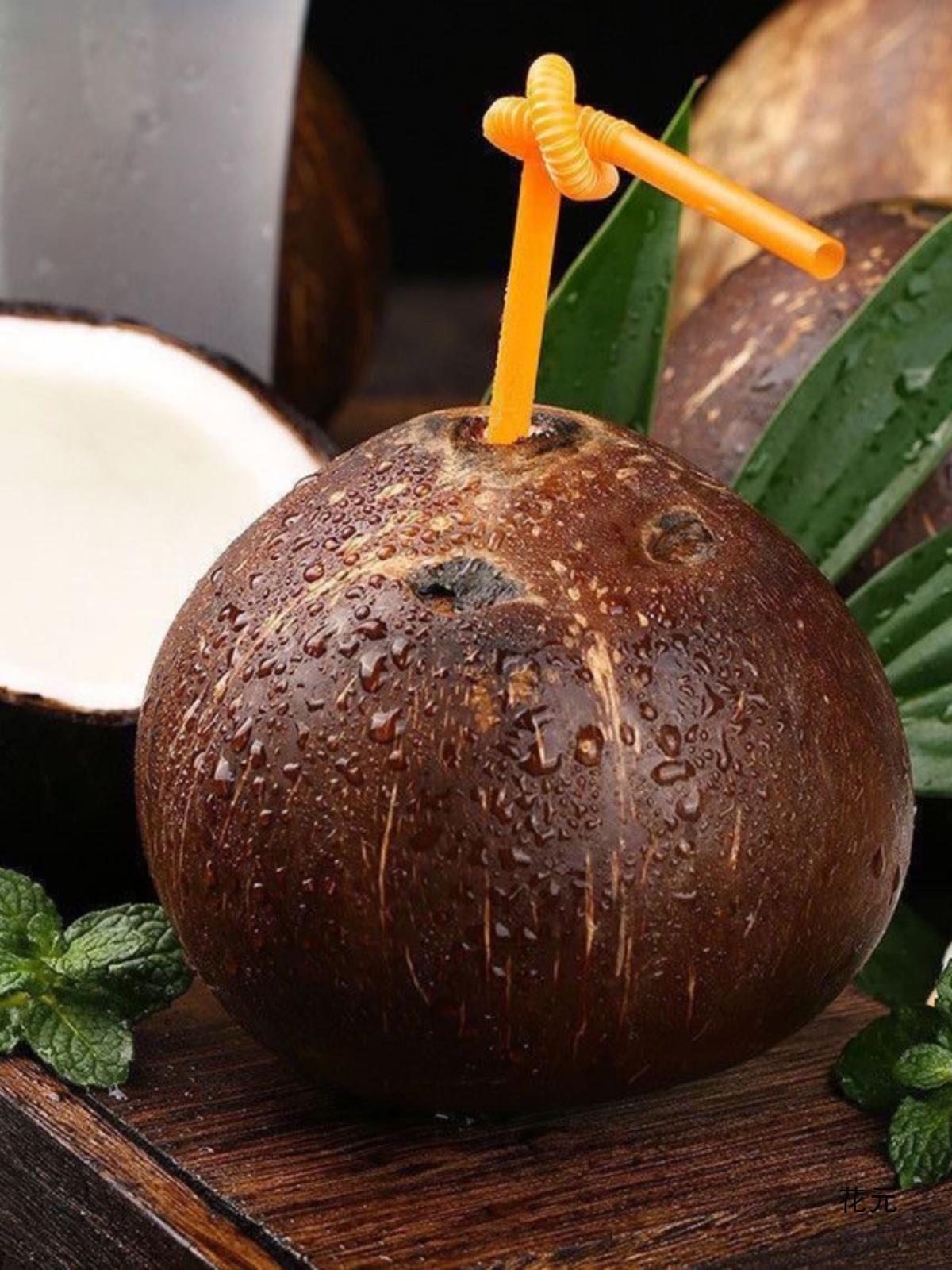 【9个装】海南牛奶黑椰皇 新鲜当季水果老椰子椰皇椰宝椰奶冻包邮