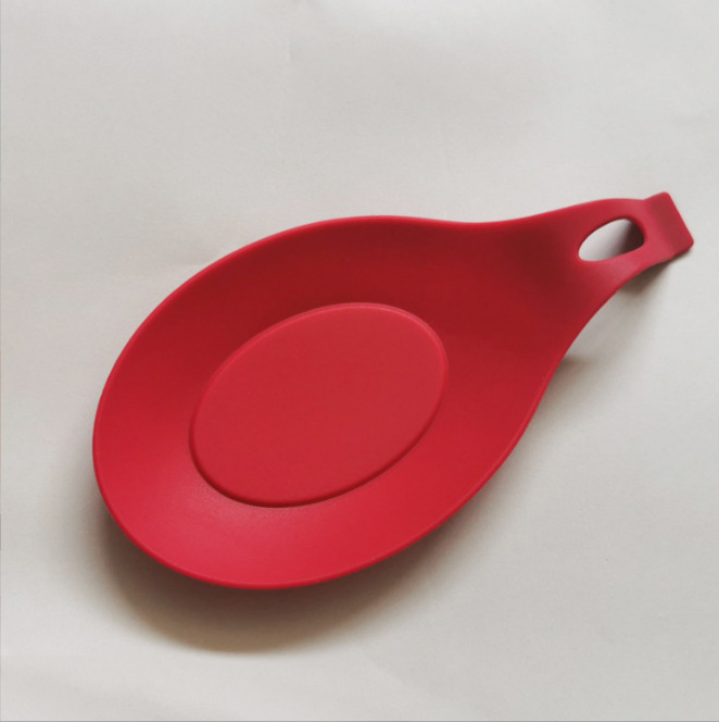 Silicone Spoon Holder High Temperature Resistant Soup Spoon Mat Spoon Pad Silicone Spoon Mat Silicone Spoon Mat