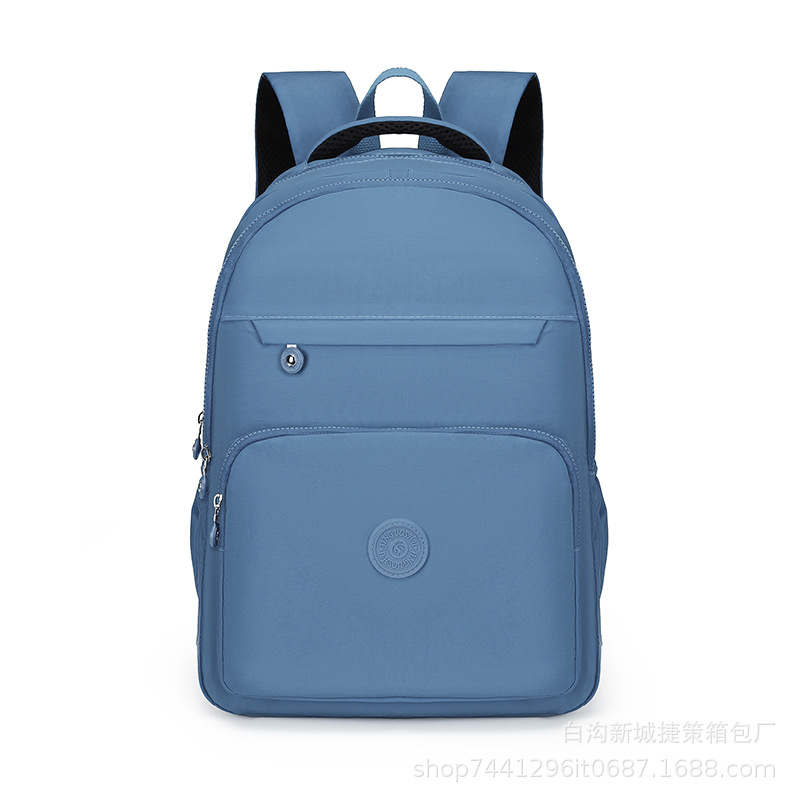 New Backpack Unisex Large Capacity Simple Schoolbag Travel Bag School Bag