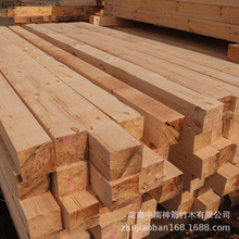 工程枕木建筑木方厂家按需开料可用于桥梁工地等四面见线无虫蛀
