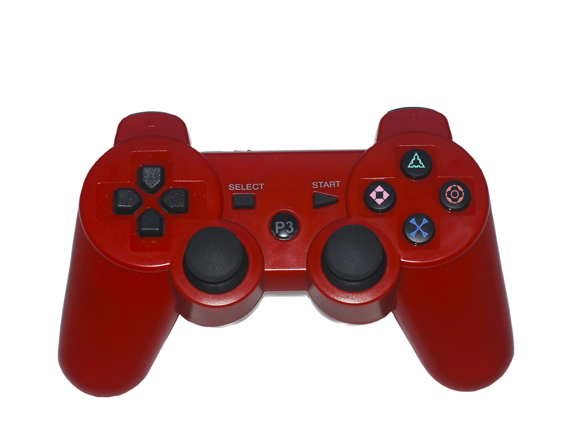 品质稳定中性ps3游戏手柄ps3无线蓝牙手柄雪花按键战神手柄带震动