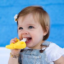 厂家批发宝宝香蕉水果牙胶婴儿食品级硅胶磨牙棒牙刷乳牙磨牙牙胶