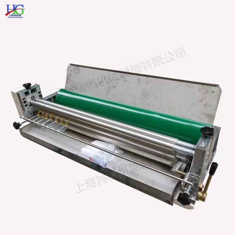 热熔胶过胶机 滚筒式压纸粘合Gluing machine ?皮革纸板点胶机