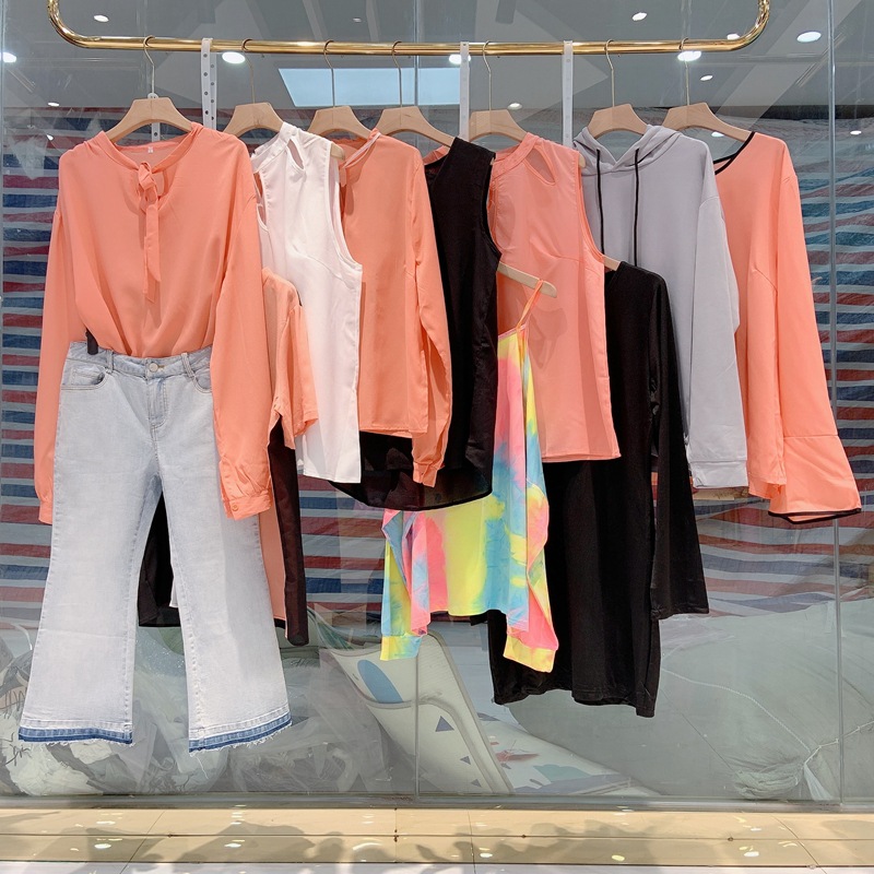 广州十三行女装档口online2021夏季直播秋水yi人米祖乐町品牌女装