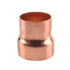 铜管异径对接接头紫铜大小头冷库变径转接头6.35-108直接焊接接头