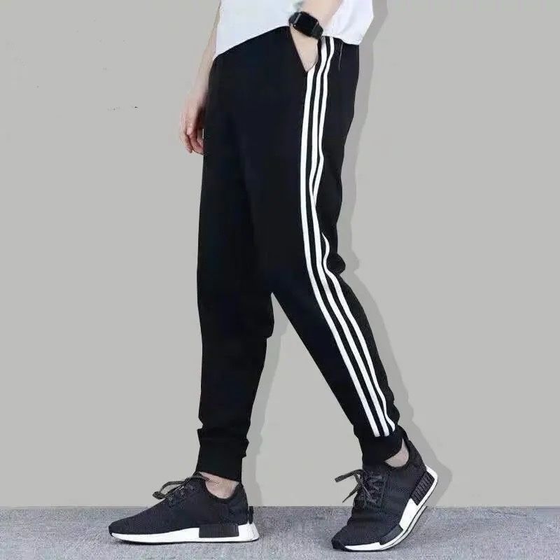 Spring and Autumn Sweatshirt and Sweatpants Sports Suit Young Men Trend Stand Collar Long Sleeve Two-Piece Set Fashion Brand Thin Skinny Pants