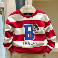 teenieweeniekids小熊童装24春季新款男女童可爱印花圆领卫衣