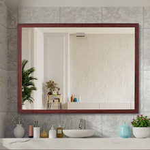 简约卫浴镜化妆镜洗手间镜子浴室镜子卫生间镜子挂墙式壁挂现代