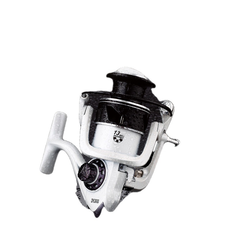 金鲨王dk1000-7000型全金属头纺车轮渔轮鱼线轮海竿轮路亚海钓轮