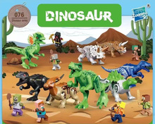 新款兼容乐高积木恐龙公园玩具侏罗纪男孩拼装霸王迅猛龙恐龙世界