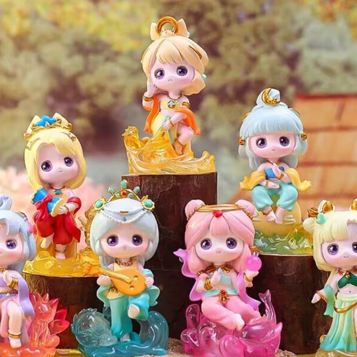 古风国潮网红新款敦煌飞天盲盒女生手办时遇春风公仔女生生日礼物