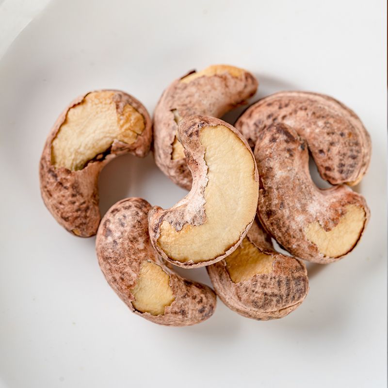 越南紫皮腰果仁原味盐焗炭烧1斤5斤原装进口2023年新货带皮-阿里巴巴