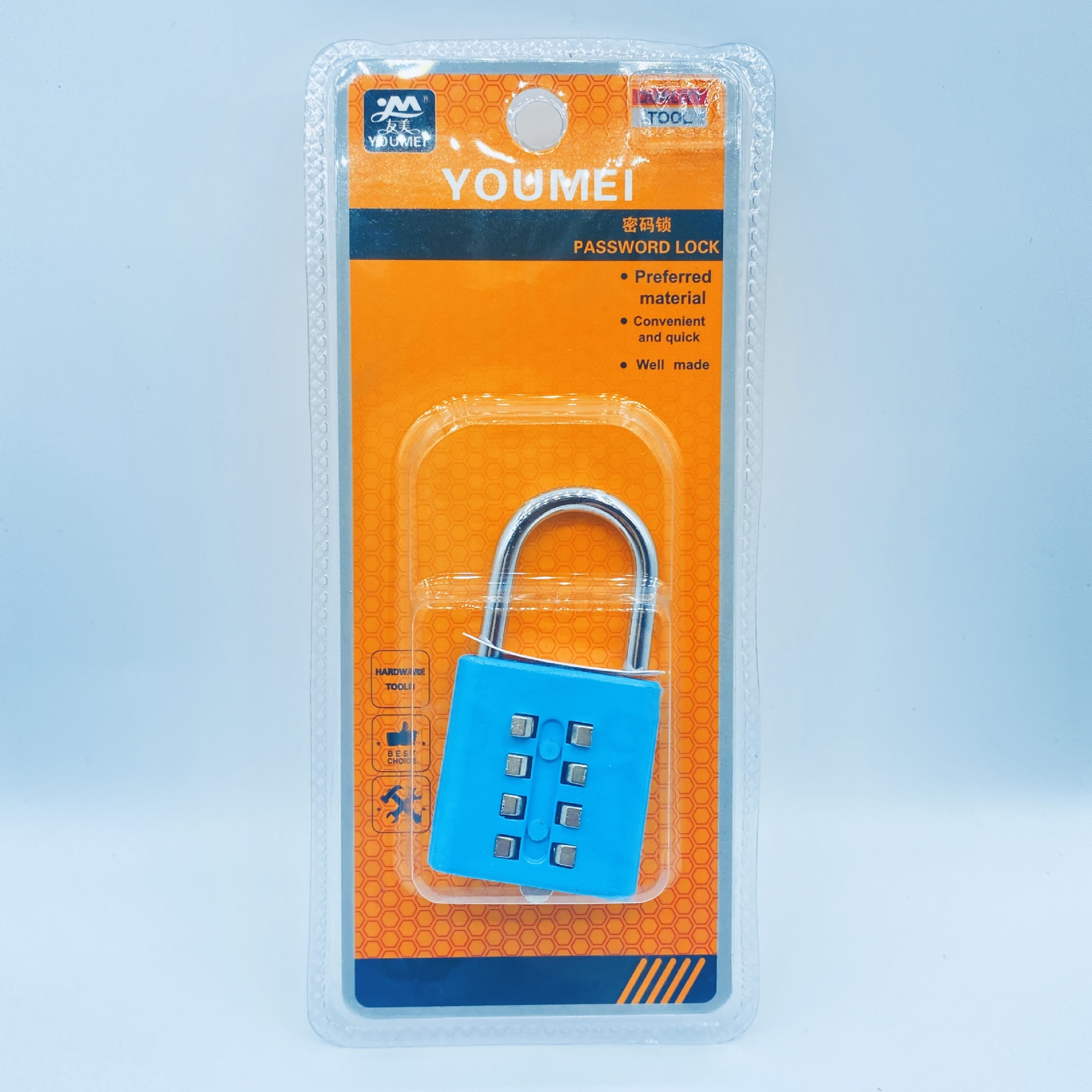 metal password lock digital password anti-theft 3/4 digit changeable password box storage box small mini lock padlock