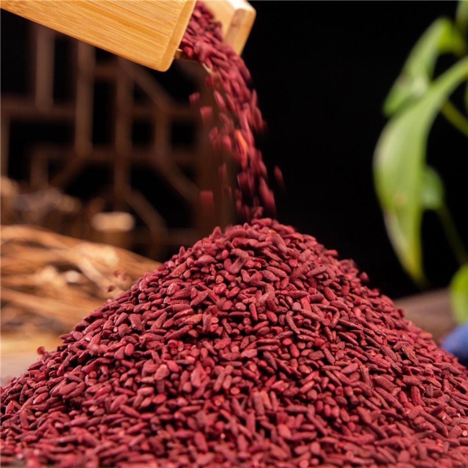 红曲米食用中药材天然卤味酿酒用上色食用米红曲米粉卤肉色素500g