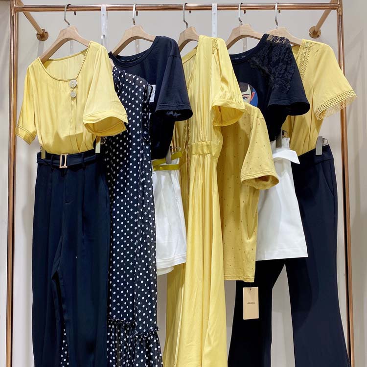 拉夏贝尔 衣服尾货 连衣裙 高端品牌折扣女装 外贸尾单 尾货清仓