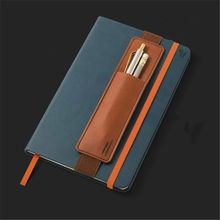 Pu Leather Pen Bag Elastic Buckle Book Notebook Fashion