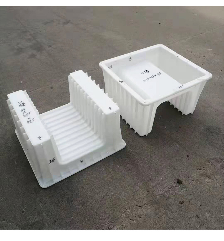 公路急流槽模具 混凝土u型槽模具水泥预制泄水口塑料模具