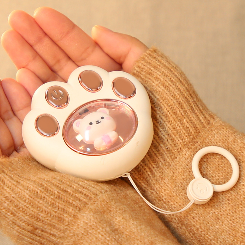 Cat Claw Hand Warmer Rechargeable Space Capsule Hand Warmer Mini Cute Pet Hand Warmer Egg Warmer Autumn and Winter New