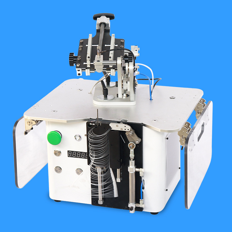 自动吊牌机sf-101 五金厨具挂吊牌自动送卡打子母扣套环胶针机