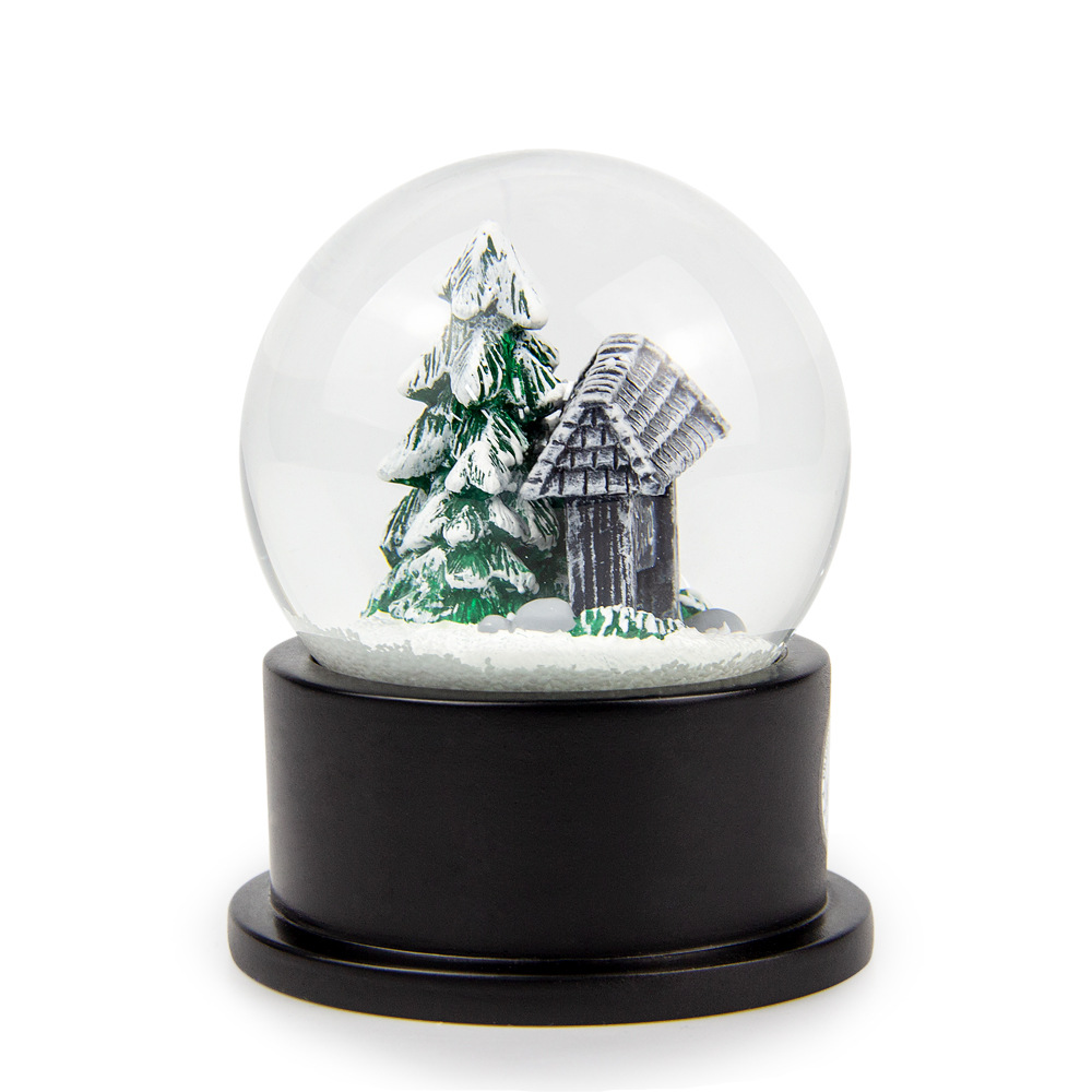 树脂水晶雪花球 乡村别墅旅游度假区纪念品树脂玻璃水晶雪花球