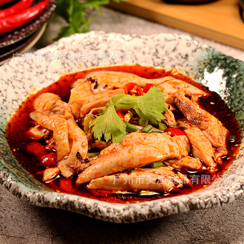 春之源去骨椒麻鸡熟食四川凉菜私房菜解冻即食带佐料鸡 250g*40包