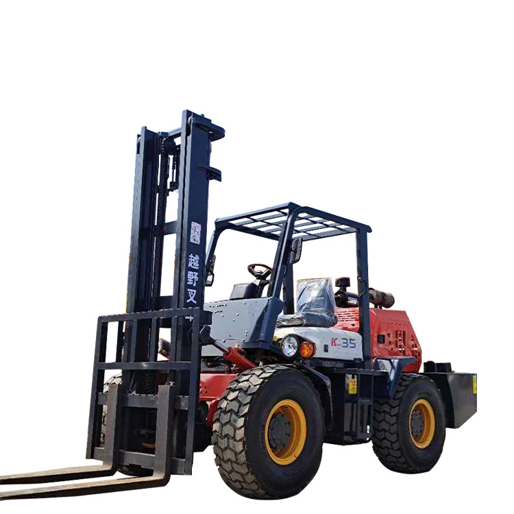 小型3吨四驱燃油叉车泥地工程用越野叉车建筑装卸叉车厂家现货