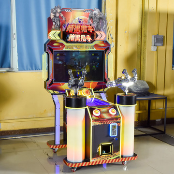 大型投币射击游戏机暗黑猎手电玩城双人投币激光枪击游艺机电玩