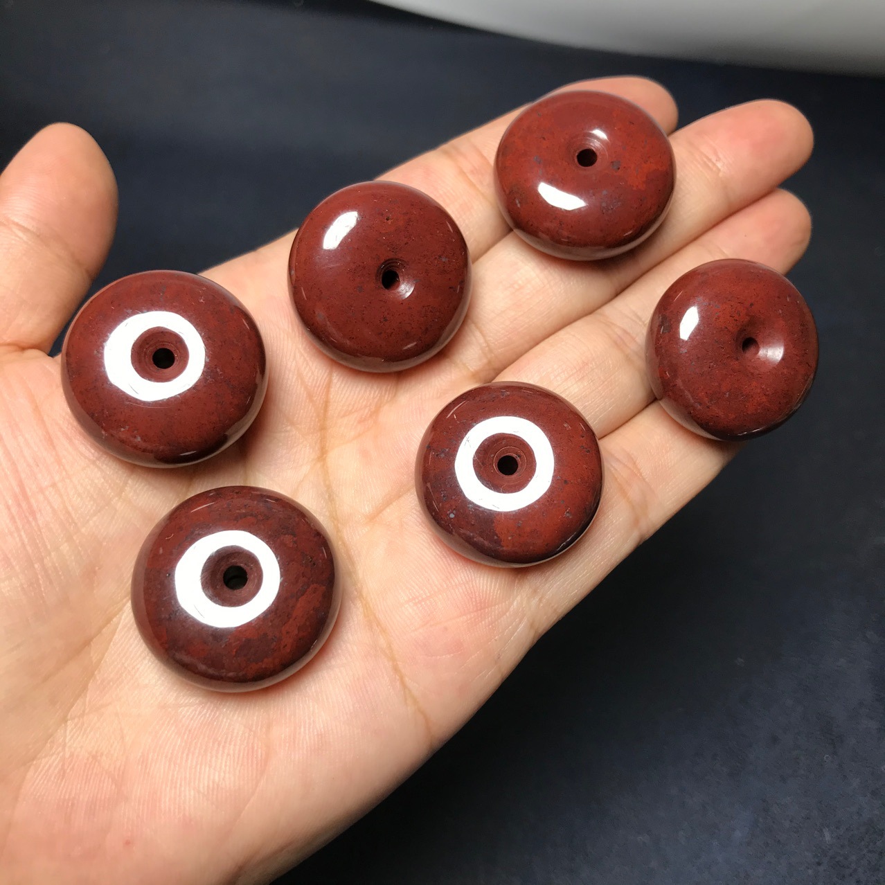 红伊丁平安扣吊坠陨石原石红伊丁平安扣挂件项链搭配直播货源