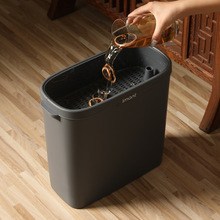 桌下接功夫茶水桶废水桶储水桶茶具配件带过滤网茶渣桶夹缝窄其他