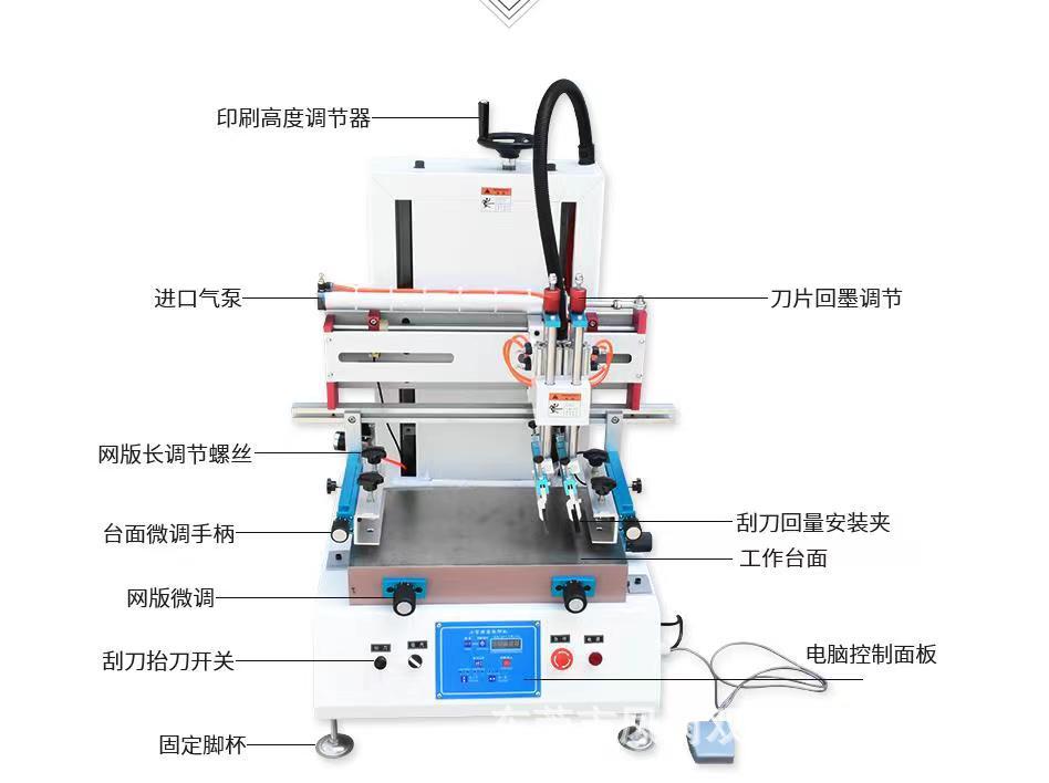 小型自动丝印机 小型丝网印刷机 平面丝印机