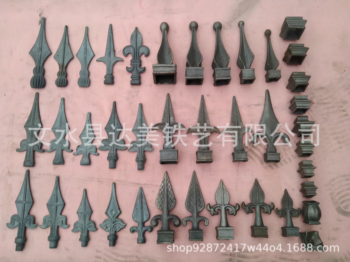 厂家直销铸造枪尖矛头护栏枪尖枪头围栏枪尖铁艺护栏配件量大从优