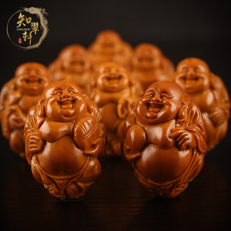 8大籽橄榄核弥勒手串橄榄胡八大弥勒核雕文玩无-阿里巴巴