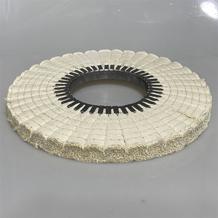 gr波浪麻轮 44波麻风轮 细白麻抛光麻轮不锈钢铜铝打磨麻轮抛光轮