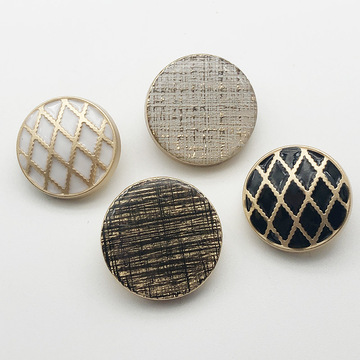 金属纽扣大衣风衣毛衣西装裙子外套圆形格子复古小香粗布扣子-阿里巴